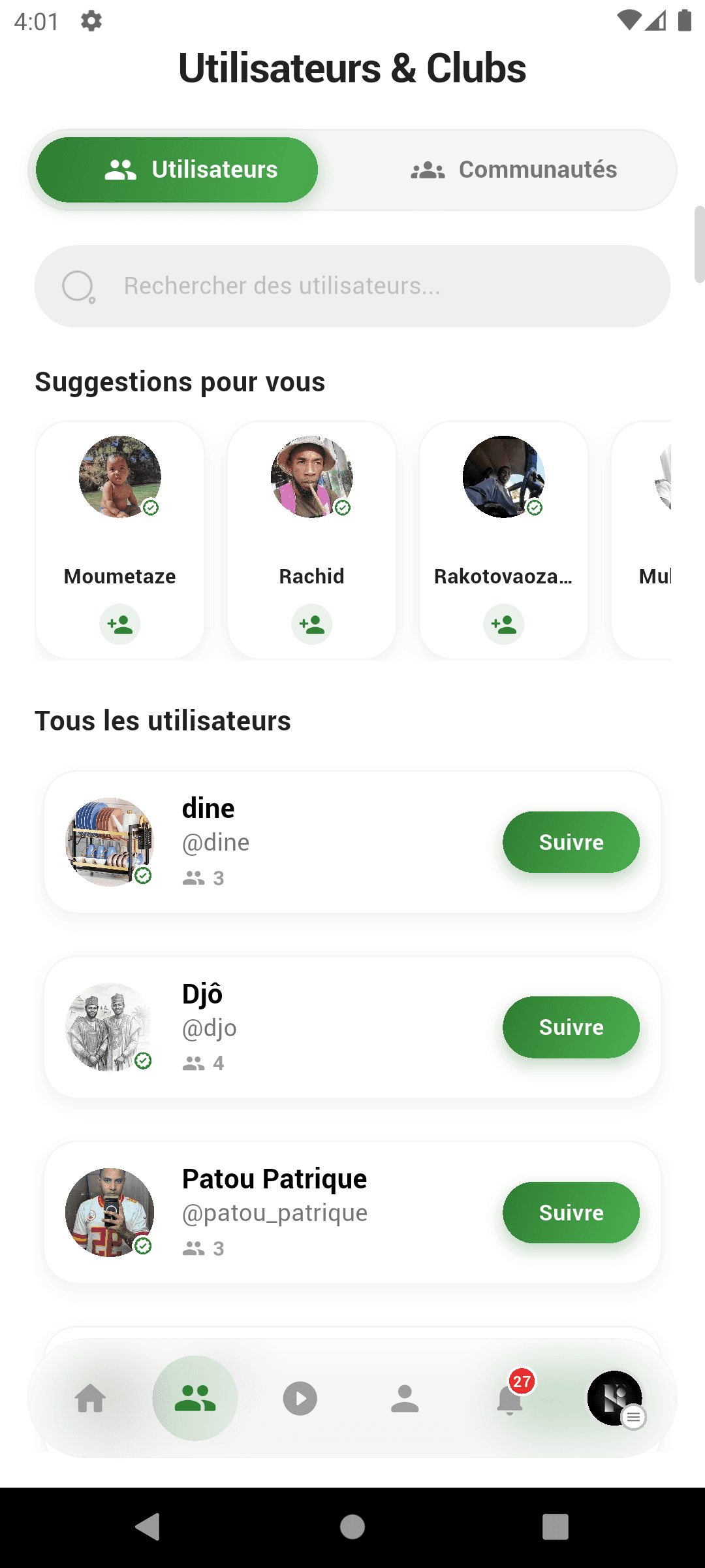 Capture d'écran de l'application 3
