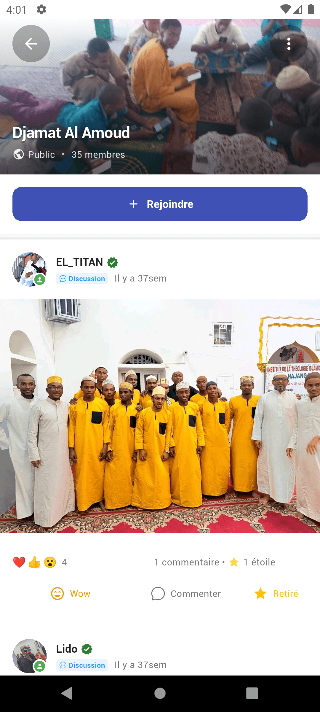 Capture d'écran de l'application 4