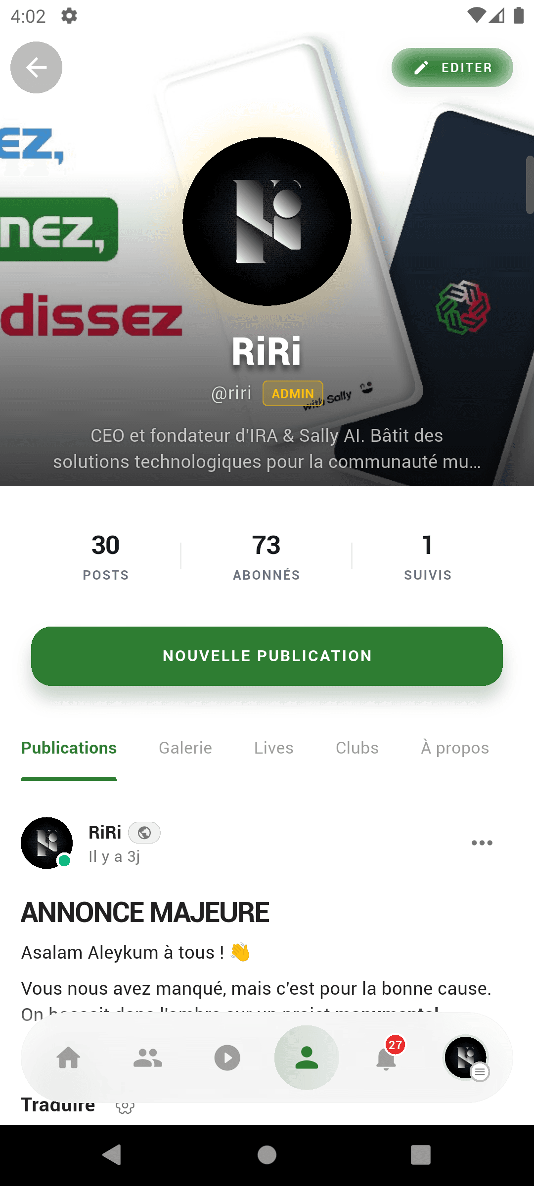 Capture d'écran de l'application 6